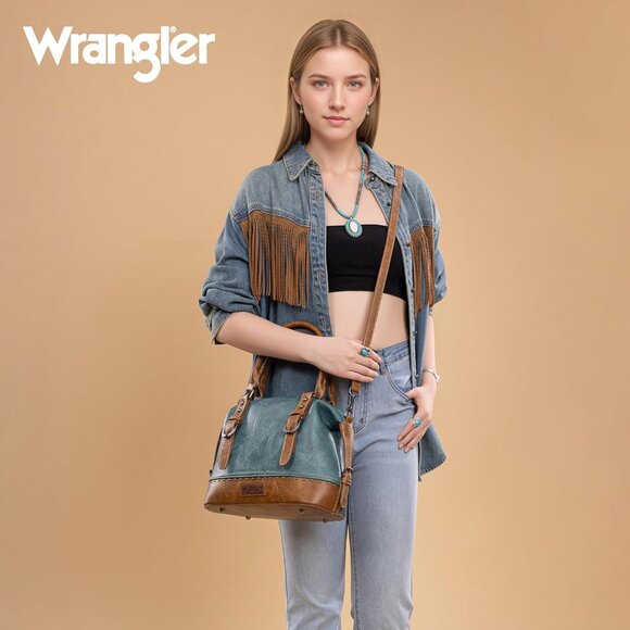 Wrangler 3Pcs Doctor Bag Sets for Women Top-handle Satchel Bag with Cell Phone H - Picture 3 of 7